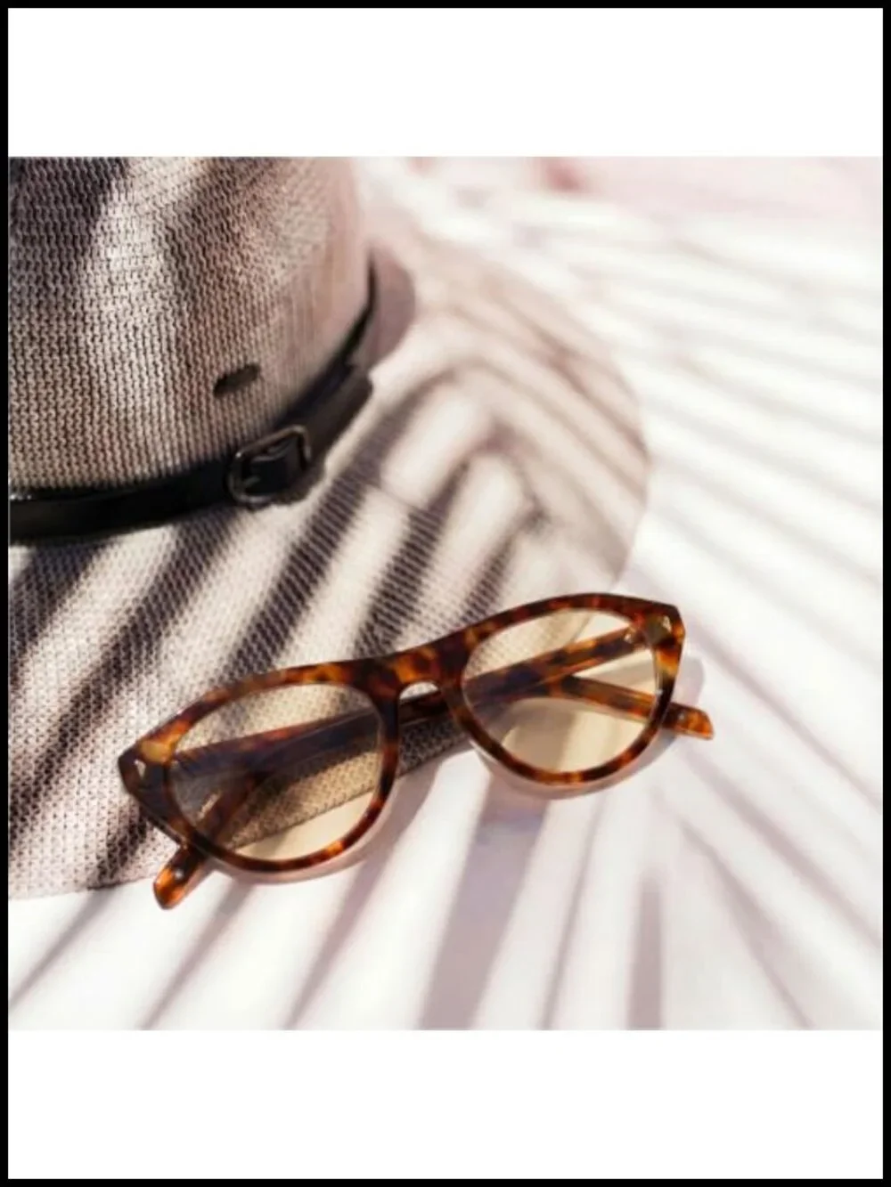 Oval Cat Eye Sunglasses Women Retro Frame UV Protection Travel Driving